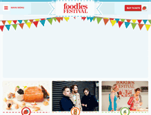 Tablet Screenshot of foodiesfestival.com